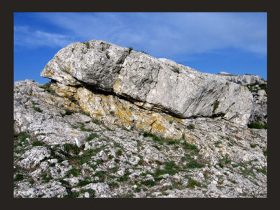 Boulder at top of Sainte Baume